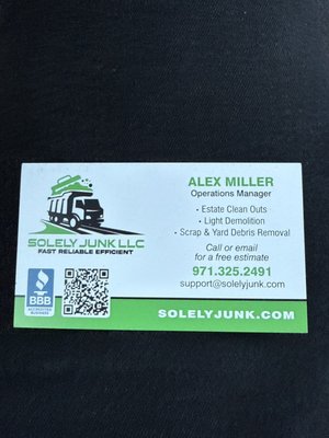 Solely Junk LLC team providing junk removal services in Tigard, OR